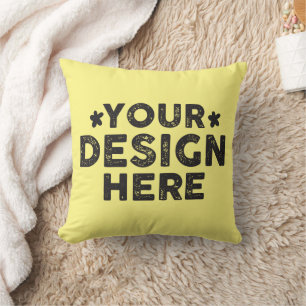 Custom Bold Say Their Name Design for Men Cushion