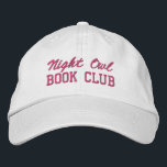 Custom Book Club Name Embroidered Hat<br><div class="desc">Show off your love of reading (and your favorite reading crew) with this custom embroidered book club hat! Personalized with your book club name or any custom text, this hat is the perfect blend of cozy, casual, and bookish style. Use Zazzle’s easy design tools to choose your preferred fonts and...</div>