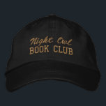 Custom Book Club Name Embroidered Hat<br><div class="desc">Show off your love of reading (and your favorite reading crew) with this custom embroidered book club hat! Personalized with your book club name or any custom text, this hat is the perfect blend of cozy, casual, and bookish style. Use Zazzle’s easy design tools to choose your preferred fonts and...</div>
