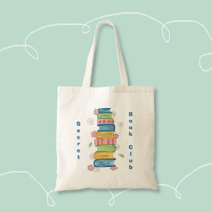 Custom Book Club Tote Bag