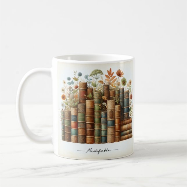Custom Book coffee Mug, Design Your Own Mug,  Mug (Left)