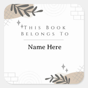 Custom Book Ownership Sticker