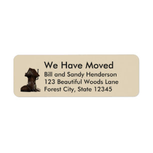 Custom Boot Home We Have Moved Moving Announcement