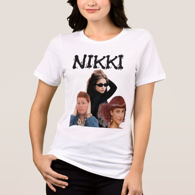 CUSTOM BOOTLEG 80'S 90'S T-SHIRT Tri-Blend SHIRT (Front)