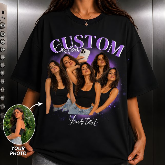 Custom Bootleg Rap Tee Shirt, Y2K Vintage Graphic (Creator Uploaded)