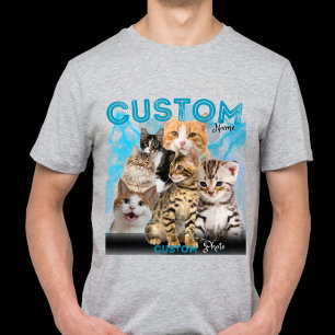 Custom Bootleg Vintage Cat  T-Shirt