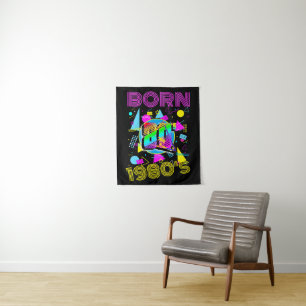 Custom Born 1980's Retro 80"s  Tapestry