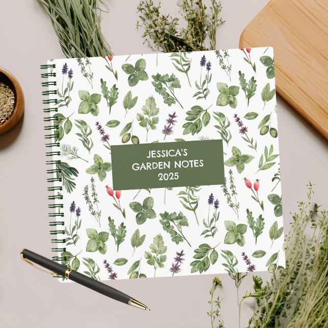 Custom Botanical Herb Garden Notes Journal (Creator Uploaded)