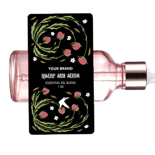 Custom Botanical Illustration Serum Labels (Creator Uploaded)