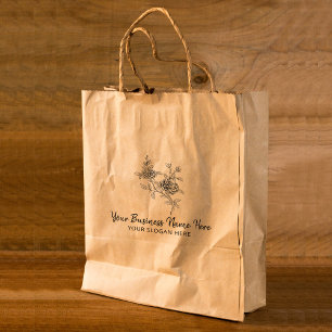 Custom Botanical Large Rubber Stamp