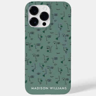 Custom Botanical Motifs with Personalised Name Case-Mate iPhone 14 Pro Max Case