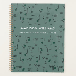 Custom Botanical Motifs with Personalised Name Planner