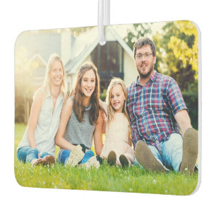 Custom Both Sides Family Photo Unique Car Air Freshener