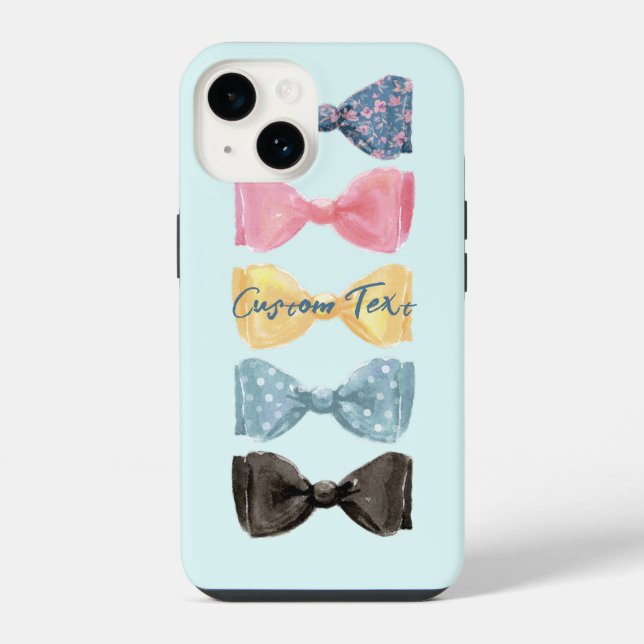 Custom Bow Ties iPhone Case (Back)