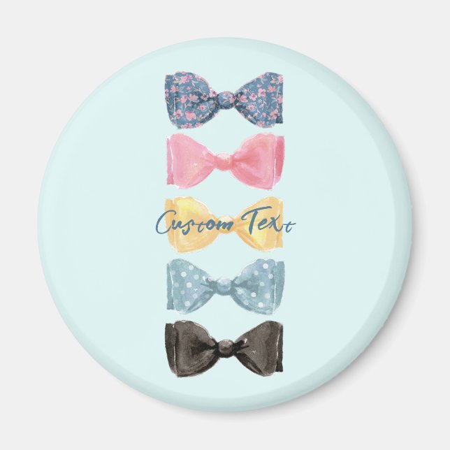 Custom Bow Ties Magnet (Front)