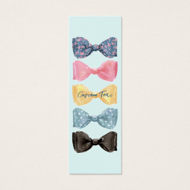 Custom Bow Ties Profile Card (Front)
