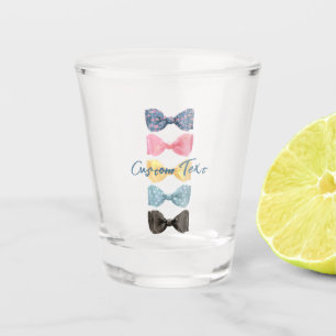 Custom Bow Ties Shot Glass