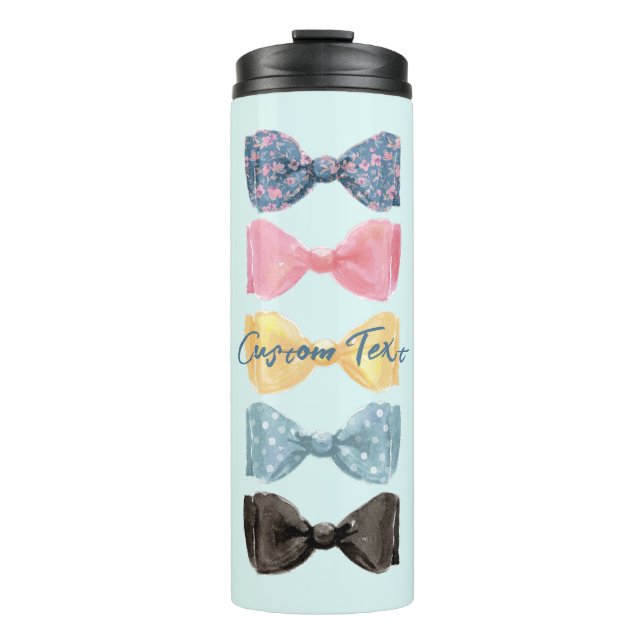 Custom Bow Ties Thermal Tumbler (Front)