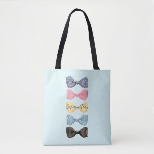 Custom Bow Ties Tote Bag