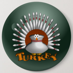 Custom Bowling Buttons Gifts