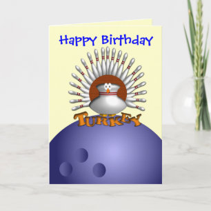 Custom Bowling Greeting Cards Postcards