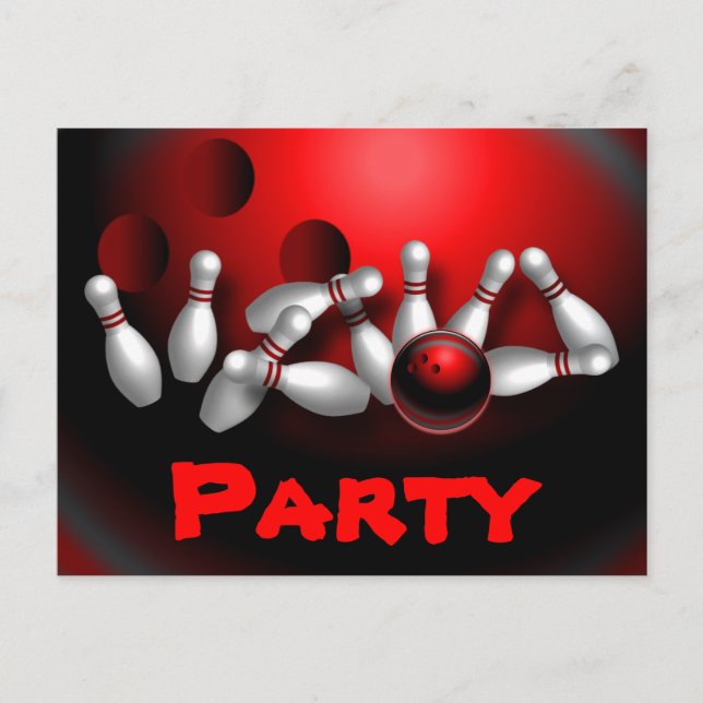 Custom Bowling Postcards (Front)