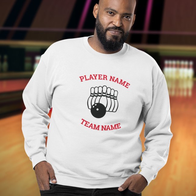 Custom Bowling Team Logo Sweatshirt (Creator Uploaded)
