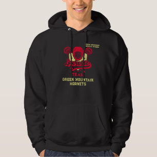 Custom Box Field Lacrosse Team Club Name Number Hoodie