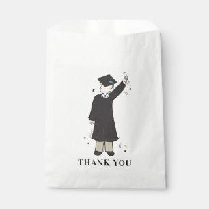 Custom Boy Avatar   High School Graduation Favour  Bags