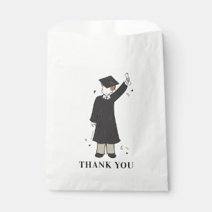 Custom Boy Avatar   High School Graduation Favour  Bags