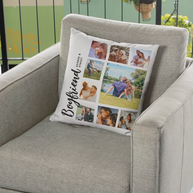 Custom Boyfriend Photo Collage Cushion (Creator Uploaded)