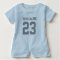 Custom boys sports football jersey baby romper
