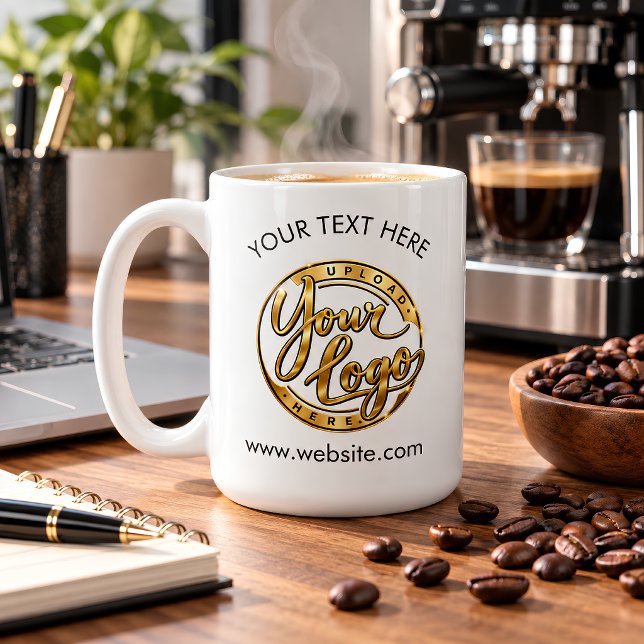 Custom Brand Logo Coffee Mug (Creator Uploaded)