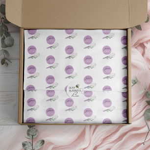 Custom Brand Watercolor Business Logo Baking Tissue Paper