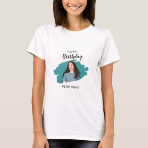 Custom Branded Aesthetic Happy Birthday T-Shirt