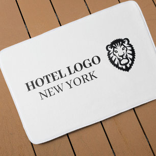 Custom Branded Amenities Hotel Logo Bath Mat