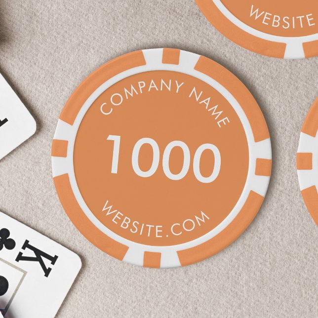 Custom Branded Business Logo Promotional Poker Chips (Creator Uploaded)