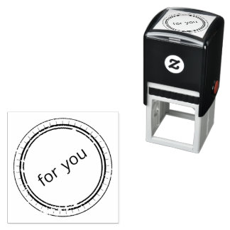 Custom Branded Business Logo self-inking stamp