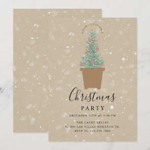 Custom Branded Christmas Party Invitation