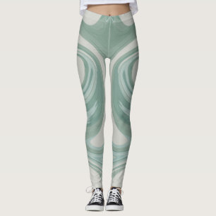 Custom Branded Colourful Abstract Purple Cute  Leggings