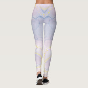 Custom Branded Colourful Rainbow Striped Capri Leggings