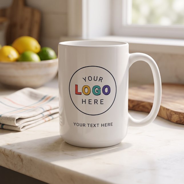 Custom Branded Logo Business  Coffee Mug (Creator Uploaded)