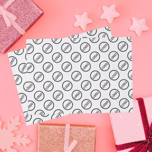 Custom Branded Logo Business Company Packaging Tissue Paper