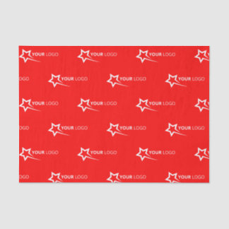 Custom Branded Logo Business Promotional Red Tissue Paper