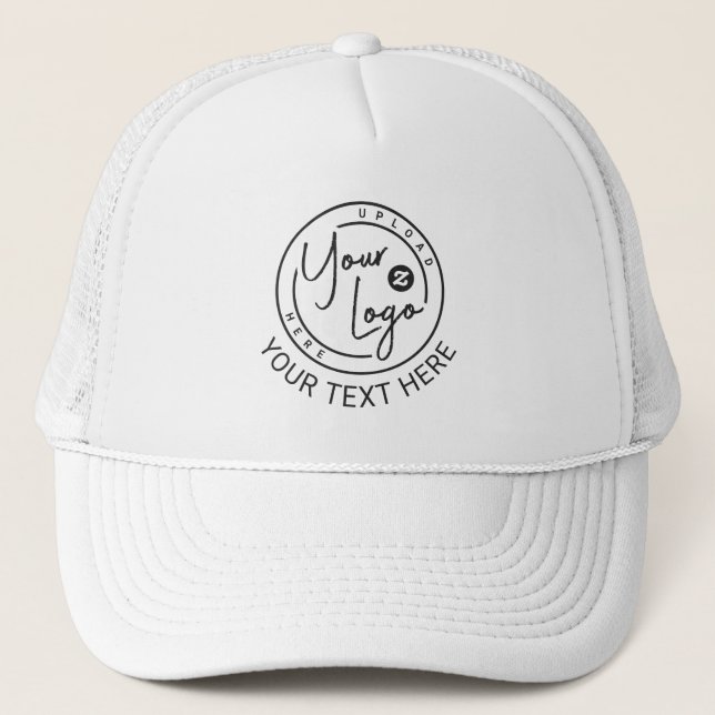 Custom Branded Logo Business Trucker Hat (Front)