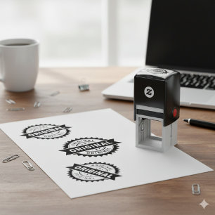 Custom Branded ORIGINAL Basic Office or Business Self-inking Stamp