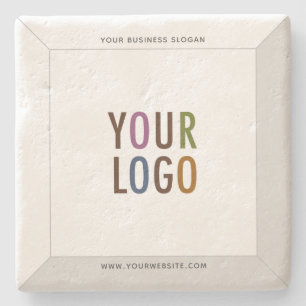 Custom Branded Stone Coaster Your Company Logo