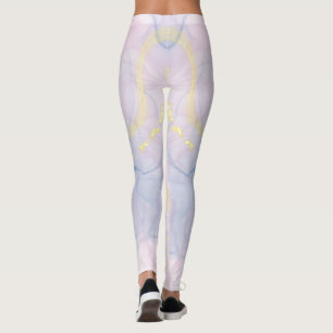 Custom Branded Watercolor Wash Leggings
