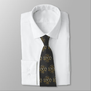 Custom Branding Business Logo Pattern Promotional Tie