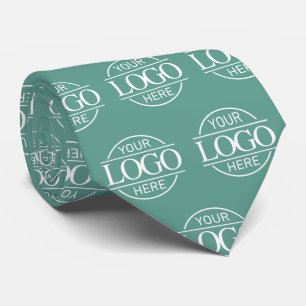 Custom Branding Business Logo Pattern Promotional Tie